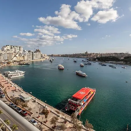 Luxury Apt With Hot Tub & Bbq With Valletta Views By 360 Estates 公寓