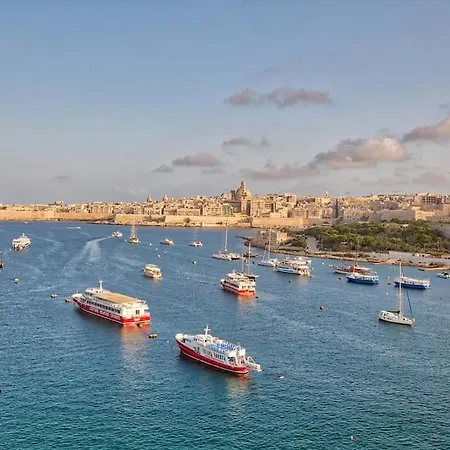 公寓 Luxury Apt With Hot Tub & Bbq With Valletta Views By 360 Estates